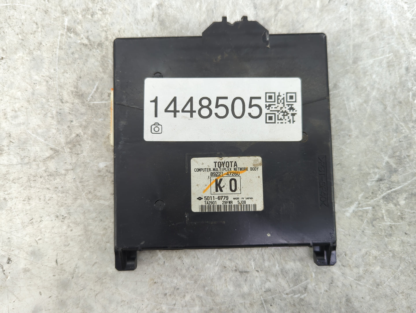 2014-2015 Toyota Prius Multiplex Network Control Module - Oemusedautoparts1.com