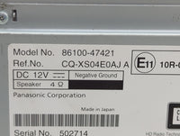 2015-2016 Toyota Prius Radio AM FM Cd Player Receiver Replacement P/N:86100-47421 CQ-XS04E0AJ Fits Fits 2015 2016 OEM Used A