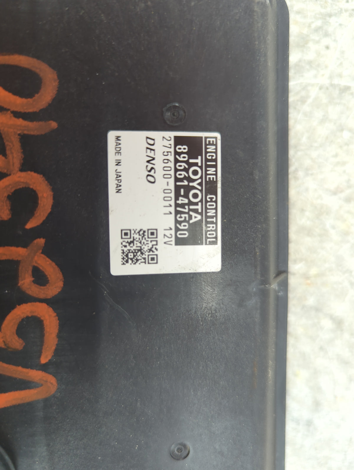 2014 Toyota Prius PCM Engine Control Computer ECU ECM PCU OEM P/N:89661-47590 275600-0011 Fits OEM Used Auto Parts - Oemused