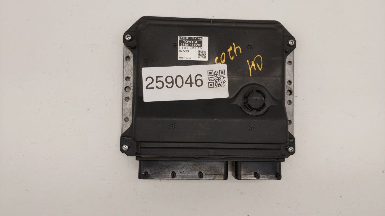 2015 Toyota Prius PCM Engine Control Computer ECU ECM PCU OEM P/N:89661-47590 89661-47591 Fits OEM Used Auto Parts - Oemused