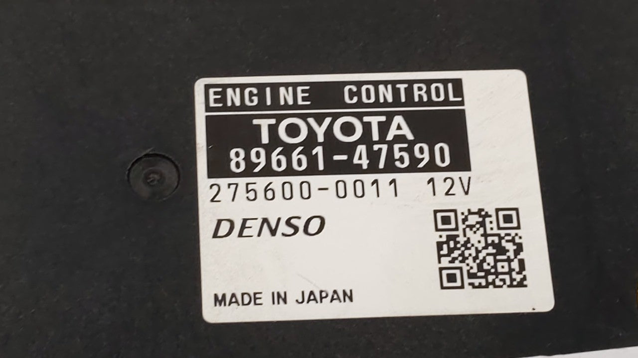 2015 Toyota Prius PCM Engine Control Computer ECU ECM PCU OEM P/N:89661-47590 89661-47591 Fits OEM Used Auto Parts - Oemused