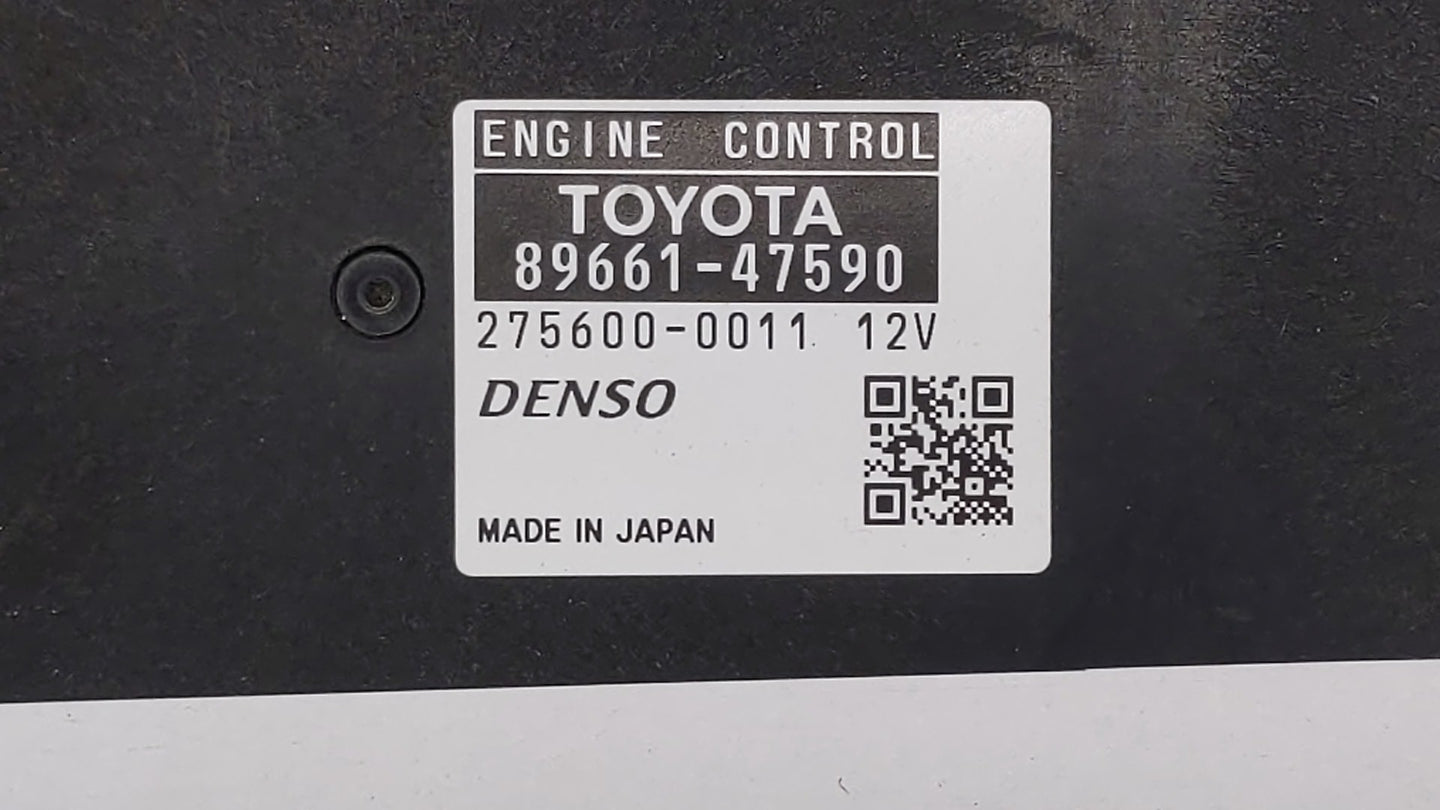 2015 Toyota Prius PCM Engine Control Computer ECU ECM PCU OEM P/N:89661-47590 89661-47591 Fits OEM Used Auto Parts - Oemused