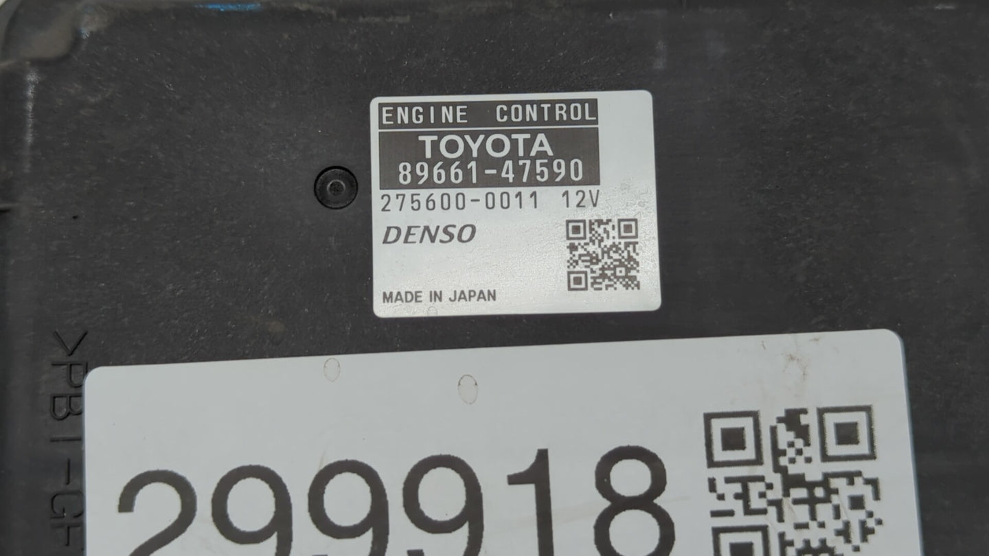 2015 Toyota Prius PCM Engine Control Computer ECU ECM PCU OEM P/N:89661-47590 89661-47591 Fits OEM Used Auto Parts - Oemused