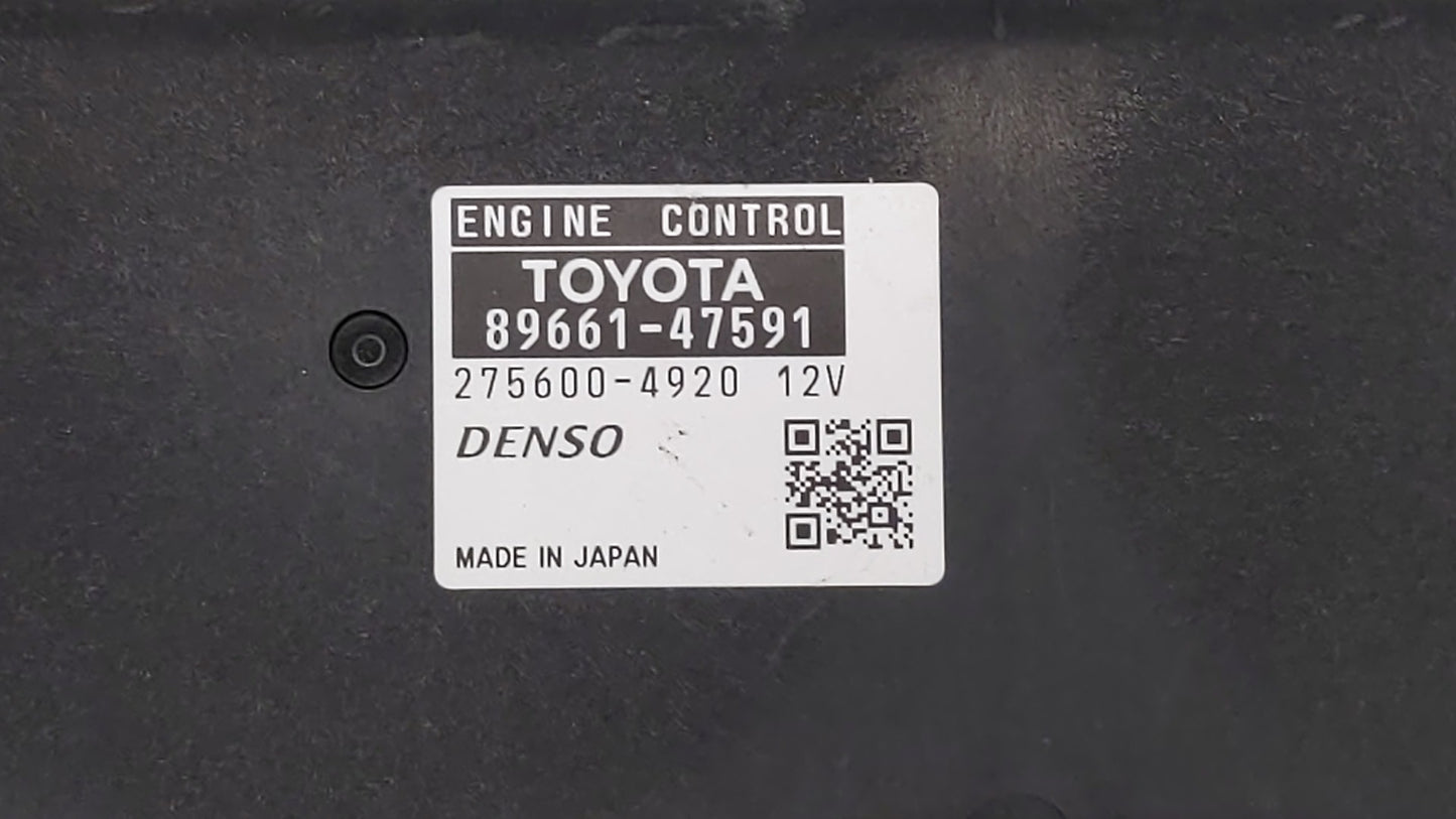2015 Toyota Prius PCM Engine Control Computer ECU ECM PCU OEM P/N:89661-47590 89661-47591 Fits OEM Used Auto Parts - Oemused