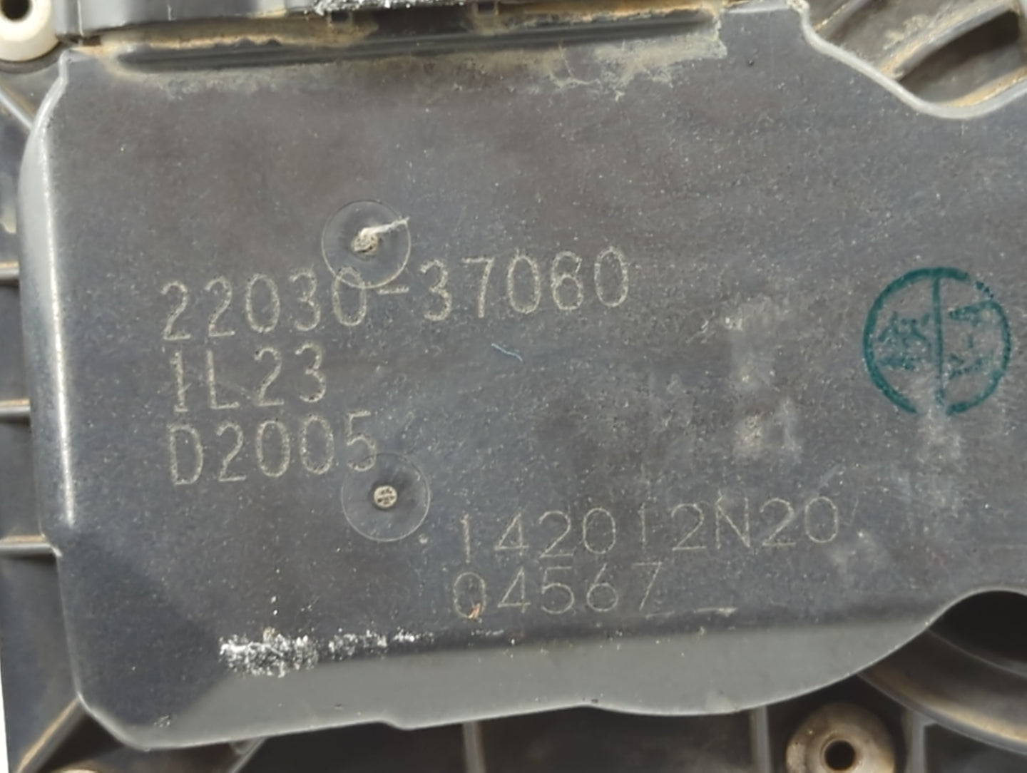 2010-2018 Toyota Prius Throttle Body P/N:22030-37060 Fits Fits 2010 2011 2012 2013 2014 2015 2016 2017 2018 OEM Used Auto Pa