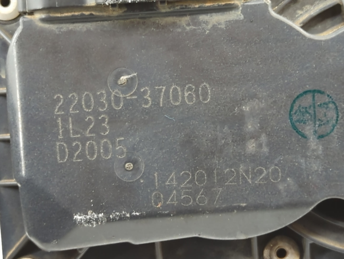 2010-2018 Toyota Prius Throttle Body P/N:22030-37060 Fits Fits 2010 2011 2012 2013 2014 2015 2016 2017 2018 OEM Used Auto Pa