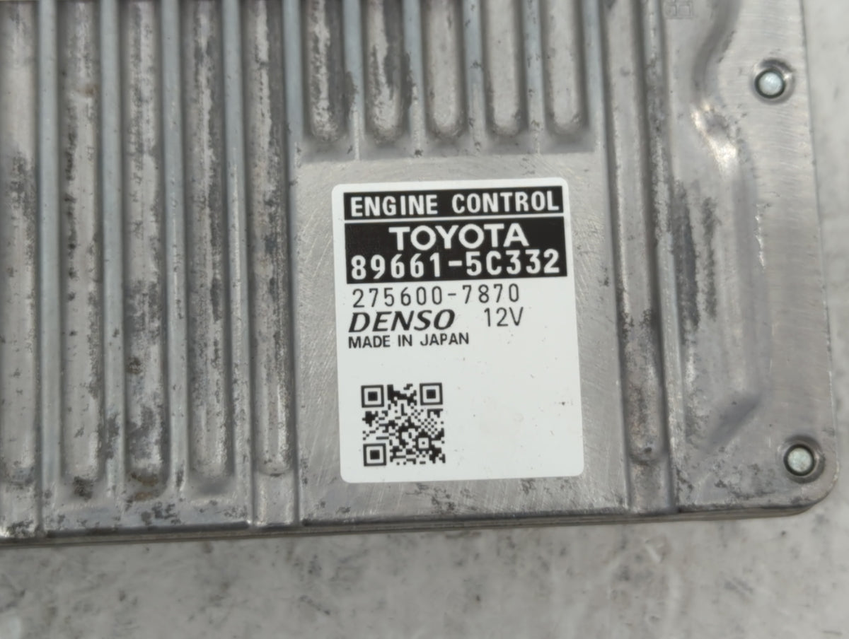 2015 Toyota Prius PCM Engine Control Computer ECU ECM PCU OEM P/N:89661-5C331 89661-5C332 OEM Used Auto Parts - Oemusedautop