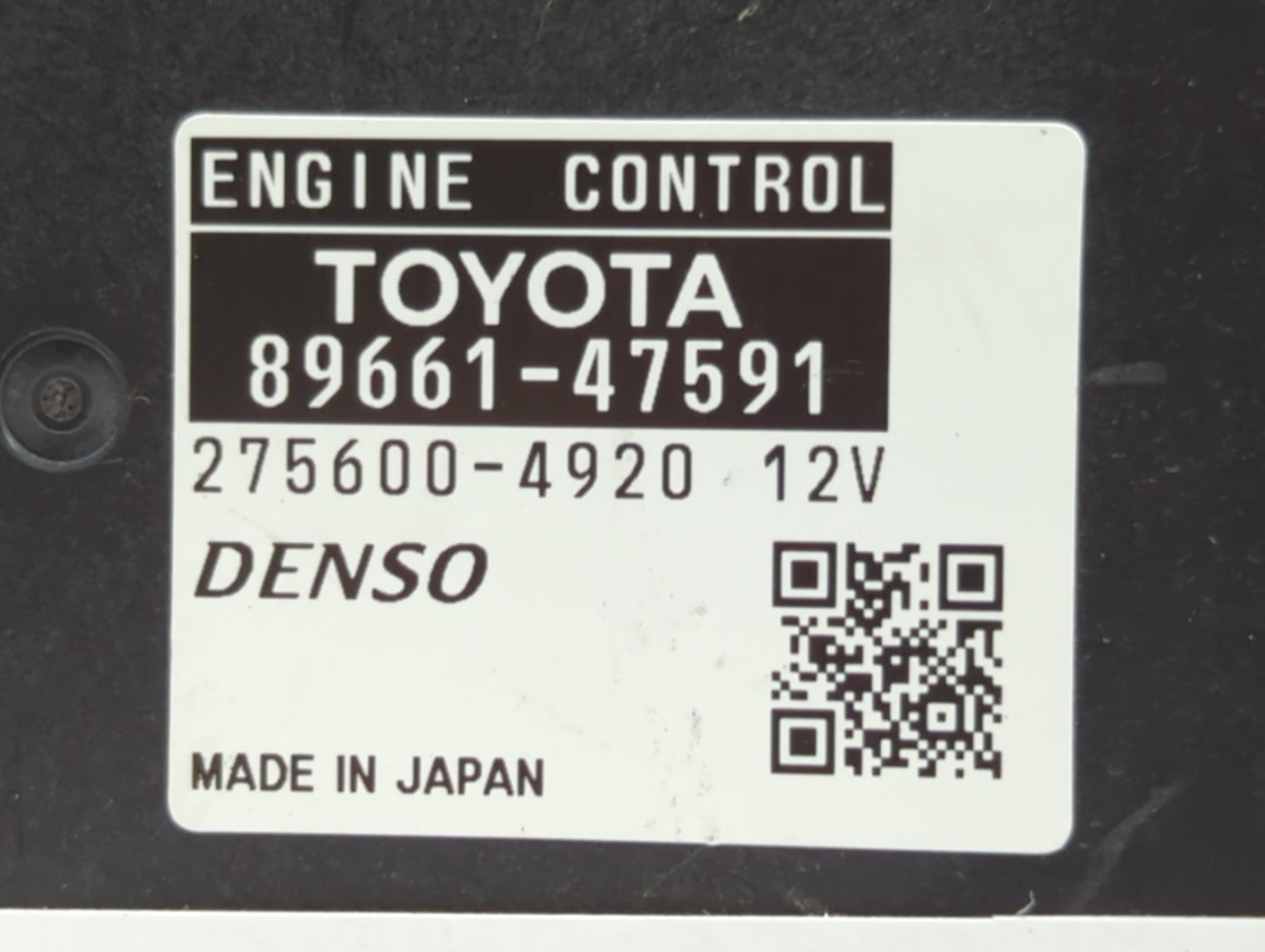 2015 Toyota Prius PCM Engine Control Computer ECU ECM PCU OEM P/N:89661-47590 89661-47591 Fits OEM Used Auto Parts - Oemused
