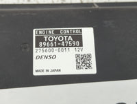 2015 Toyota Prius PCM Engine Control Computer ECU ECM PCU OEM P/N:89661-47590 89661-47591 Fits OEM Used Auto Parts - Oemused