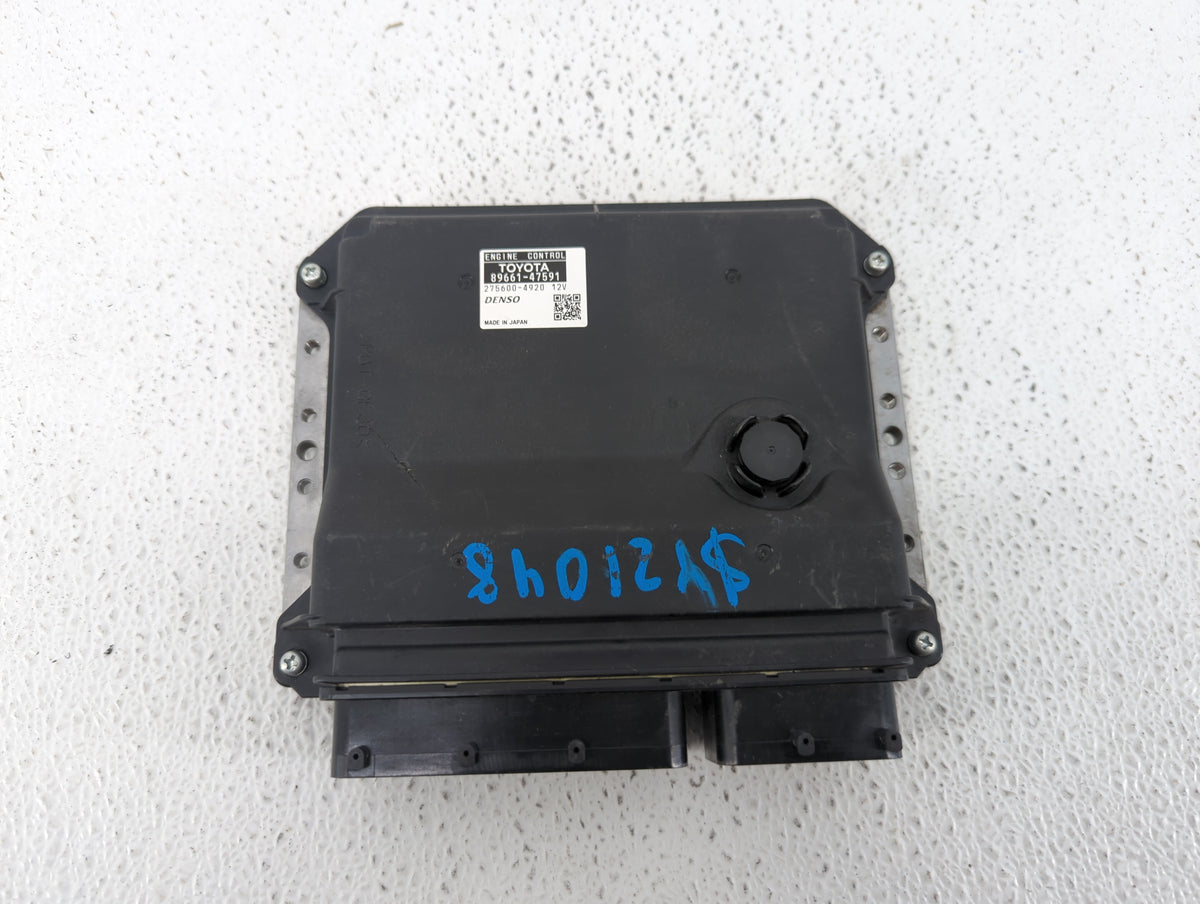 2015 Toyota Prius PCM Engine Control Computer ECU ECM PCU OEM P/N:89661-47590 89661-47591 OEM Used Auto Parts - Oemusedautop