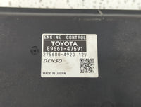 2015 Toyota Prius PCM Engine Control Computer ECU ECM PCU OEM P/N:89661-47590 89661-47591 Fits OEM Used Auto Parts - Oemused