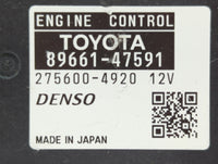 2015 Toyota Prius PCM Engine Control Computer ECU ECM PCU OEM P/N:89661-47590 89661-47591 Fits OEM Used Auto Parts - Oemused