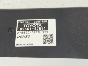 2015 Toyota Prius PCM Engine Control Computer ECU ECM PCU OEM P/N:89661-47590 89661-47591 Fits OEM Used Auto Parts - Oemused