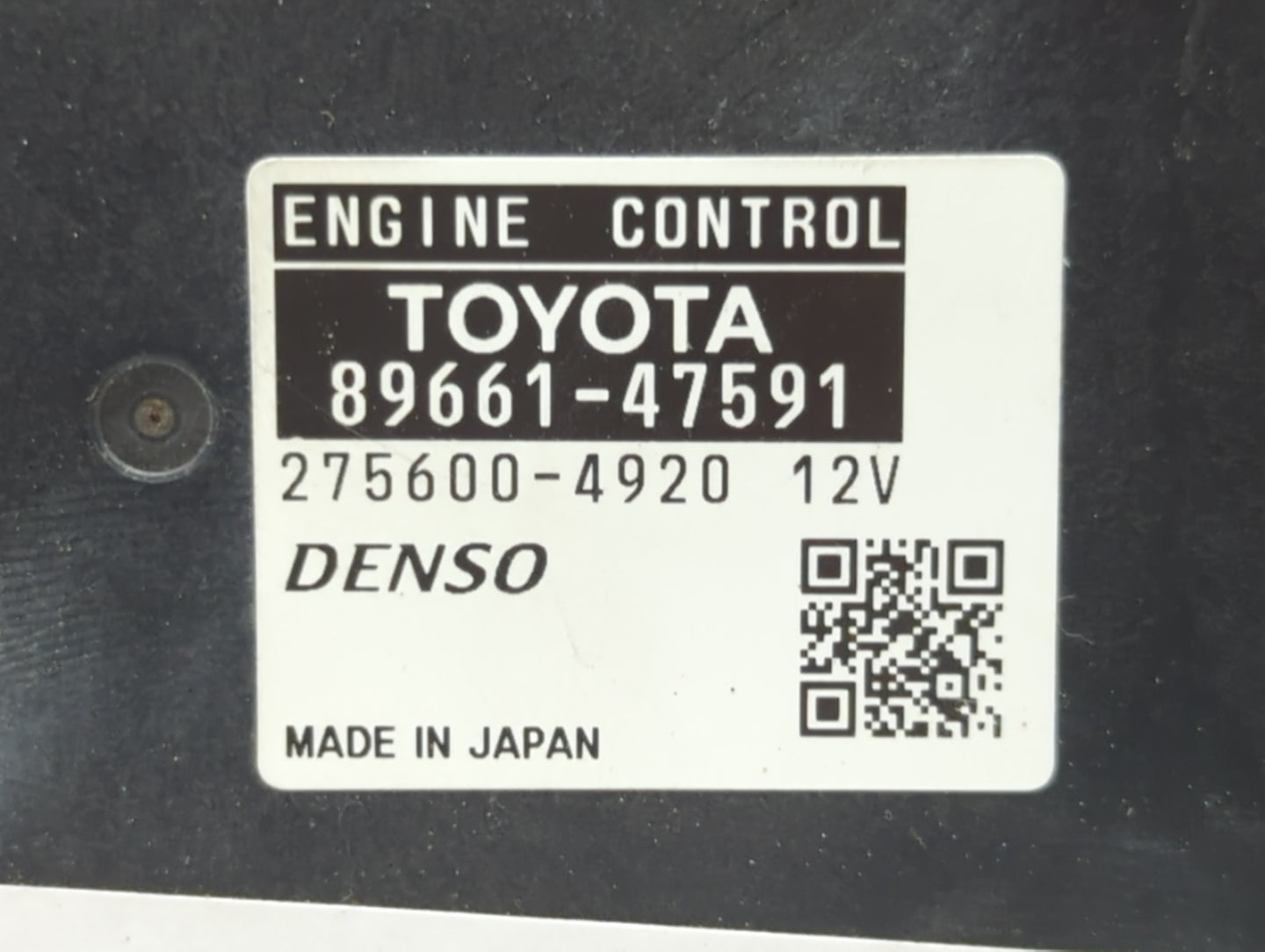 2015 Toyota Prius PCM Engine Control Computer ECU ECM PCU OEM P/N:89661-47591 Fits OEM Used Auto Parts - Oemusedautoparts1.c