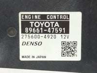 2015 Toyota Prius PCM Engine Control Computer ECU ECM PCU OEM P/N:89661-47591 Fits OEM Used Auto Parts - Oemusedautoparts1.c