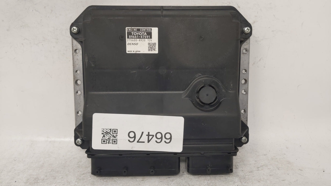 2015 Toyota Prius PCM Engine Control Computer ECU ECM PCU OEM P/N:89661-47591 Fits OEM Used Auto Parts - Oemusedautoparts1.c