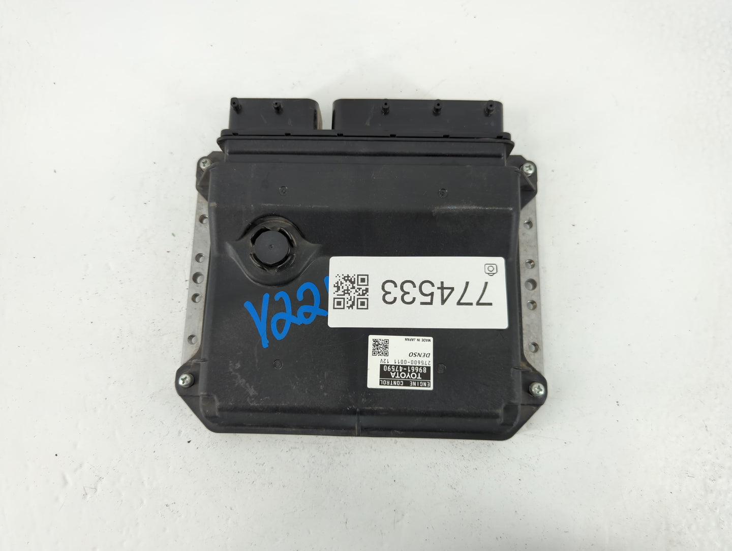 2015 Toyota Prius PCM Engine Control Computer ECU ECM PCU OEM P/N:12V 275600-0011, 89661-47590 Fits OEM Used Auto Parts - Oe