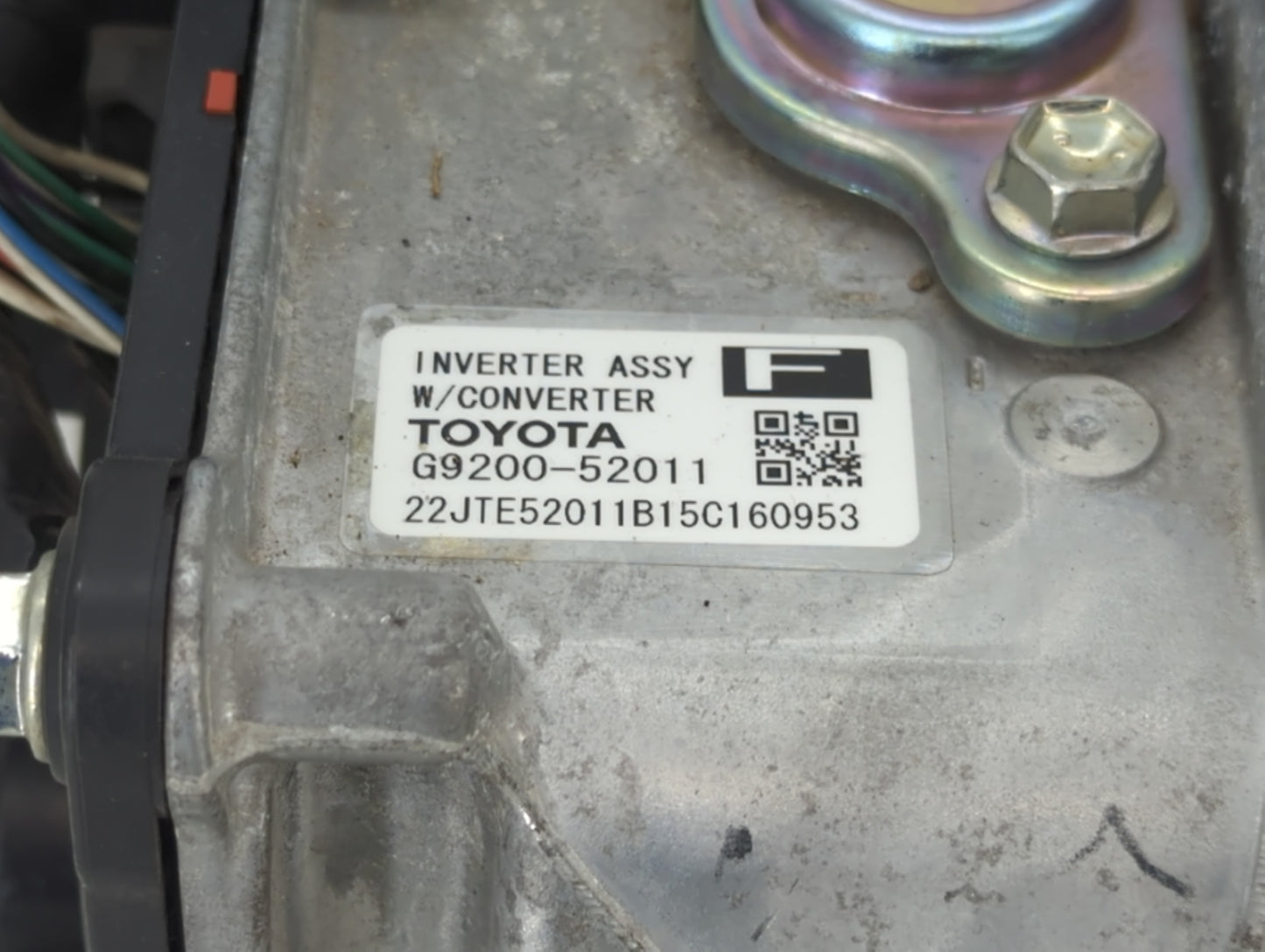 2012-2016 Toyota Prius C Hybrid DC Synergy Drive Power Inverter P/N:G9200-52011 22JTE52011B15C160953 Fits OEM Used Auto Part