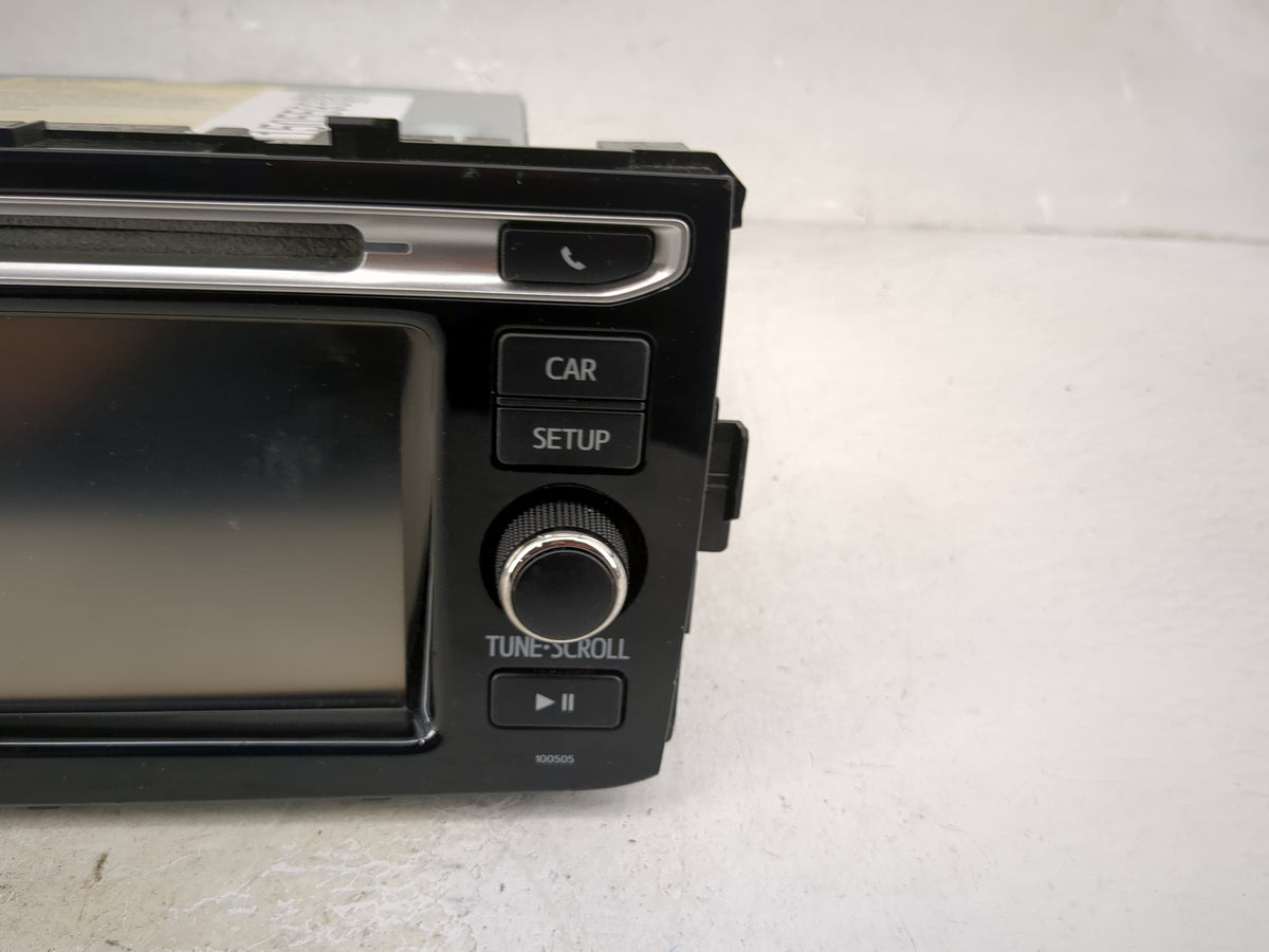 2015 Toyota Prius C Radio AM FM Cd Player Receiver Replacement P/N:86140-52320 138000-8030E101 Fits OEM Used Auto Parts - Oe