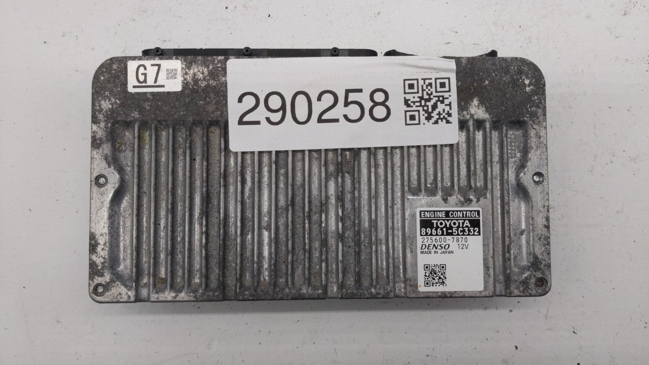 2015 Toyota Prius C PCM Engine Control Computer ECU ECM PCU OEM P/N:89661-5C332 Fits OEM Used Auto Parts - Oemusedautoparts1