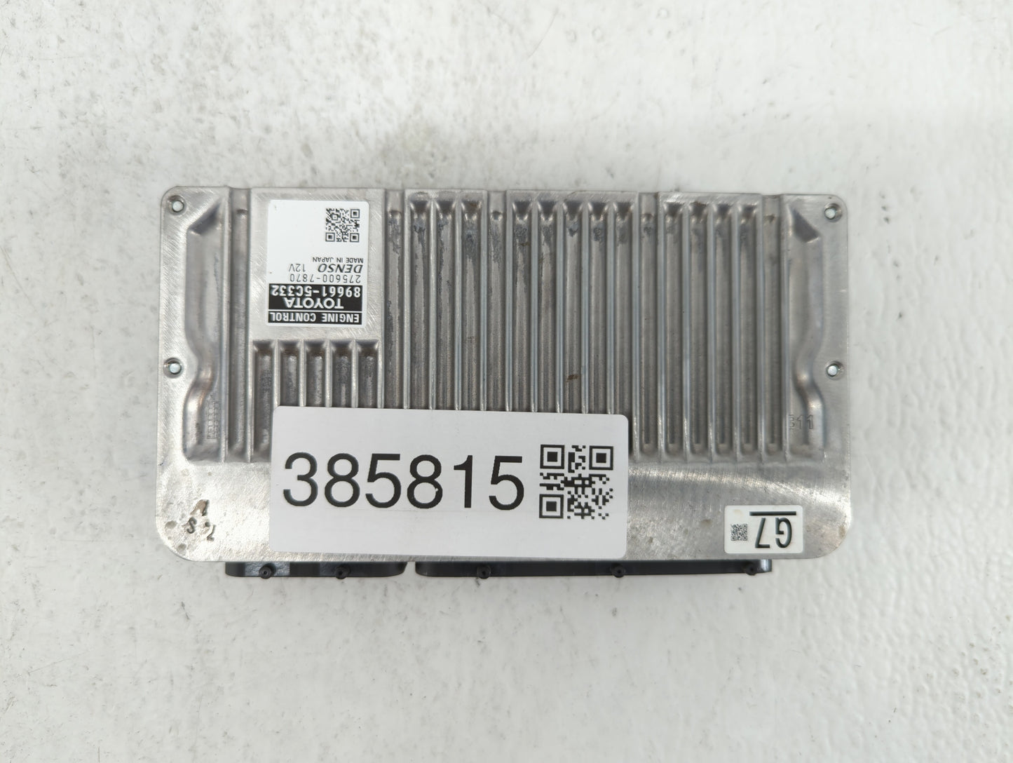 2015 Toyota Prius C PCM Engine Control Computer ECU ECM PCU OEM P/N:89661-5C331 89661-5C332 Fits OEM Used Auto Parts - Oemus