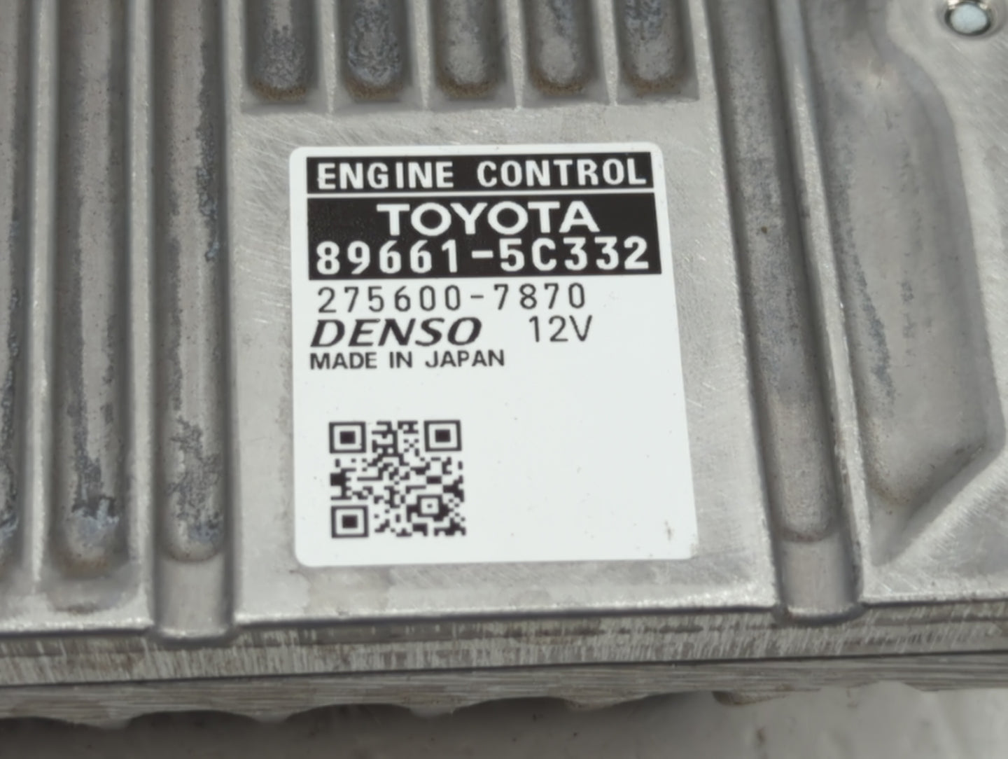 2015 Toyota Prius C PCM Engine Control Computer ECU ECM PCU OEM P/N:89661-5C331 89661-5C332 Fits OEM Used Auto Parts - Oemus