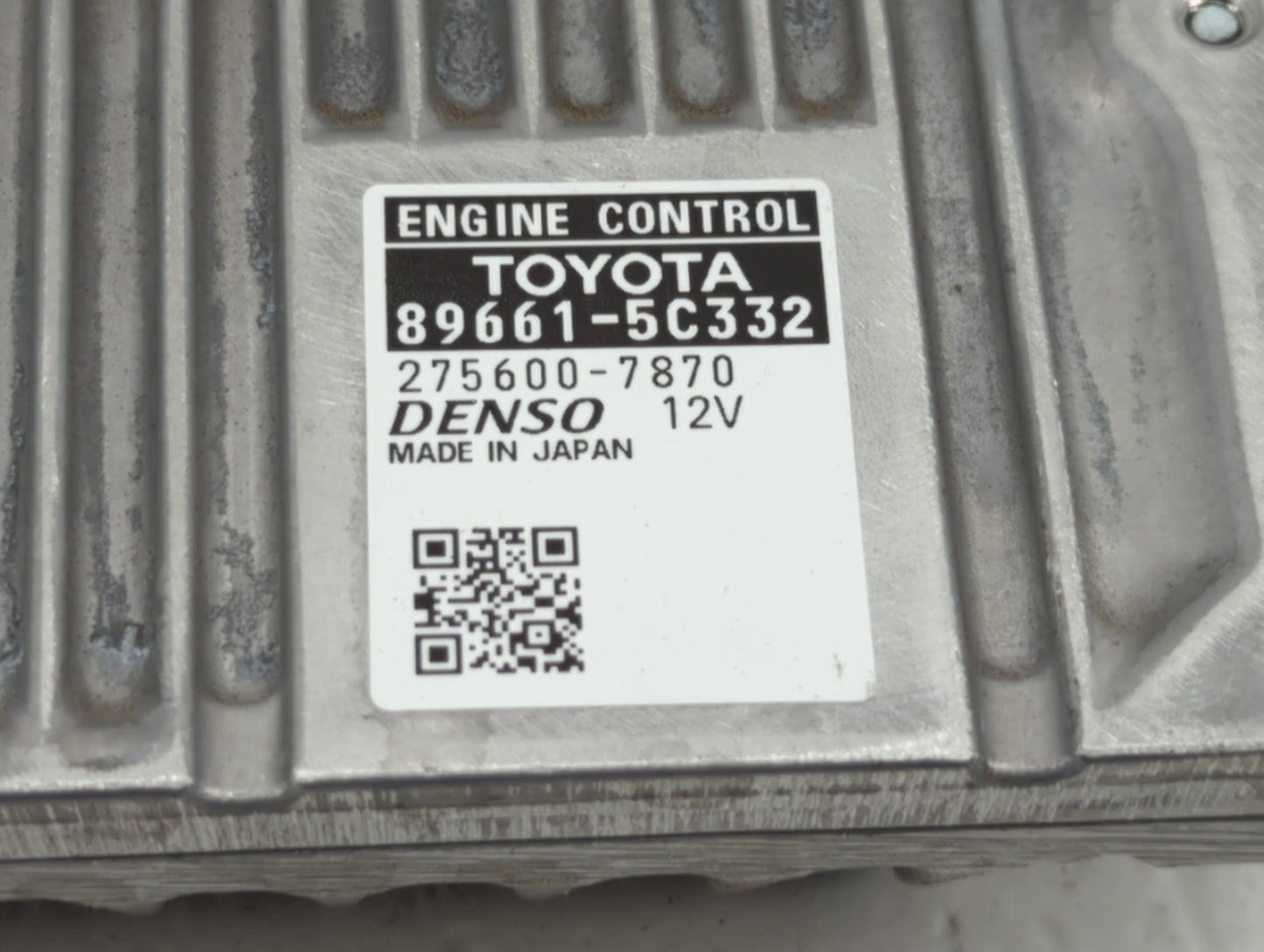 2015 Toyota Prius C PCM Engine Control Computer ECU ECM PCU OEM P/N:89661-5C331 89661-5C332 Fits OEM Used Auto Parts - Oemus