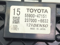 2015-2018 Toyota Prius V Climate Control Module Temperature AC/Heater Replacement P/N:55900-47151 237000-6632 Fits OEM Used 
