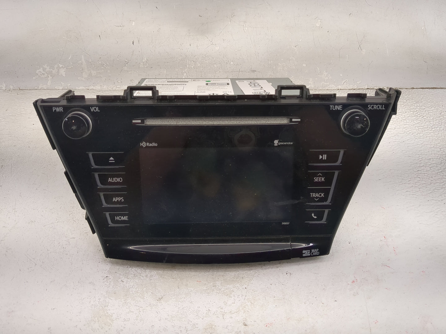 2015-2016 Toyota Prius V Radio AM FM Cd Player Receiver Replacement P/N:86100-47421 CQ-XS04E0AJ Fits Fits 2015 2016 OEM Used