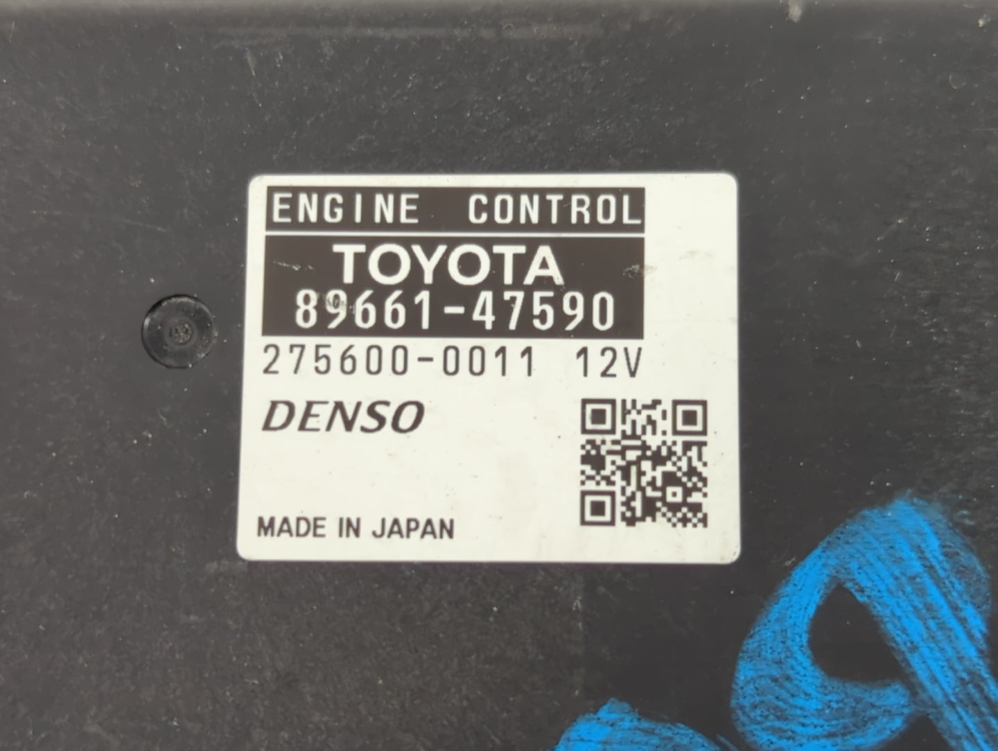 2015-2018 Toyota Prius V PCM Engine Control Computer ECU ECM PCU OEM P/N:275600-0011 89661-47590 Fits Fits 2015 2016 2017 20