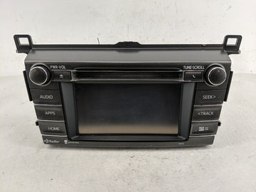 2014-2015 Toyota Rav4 Radio AM FM Cd Player Receiver Replacement P/N:138000-51510101 86100-42231 Fits Fits 2014 2015 OEM Use