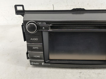 2014-2015 Toyota Rav4 Radio AM FM Cd Player Receiver Replacement P/N:138000-51510101 86100-42231 Fits Fits 2014 2015 OEM Used Auto Parts