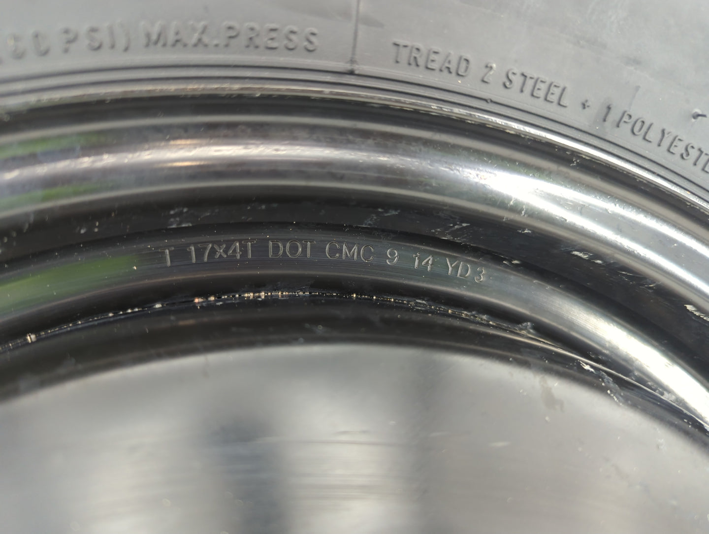2013-2018 Toyota Rav4 Spare Donut Tire Wheel Rim Oem - Oemusedautoparts1.com