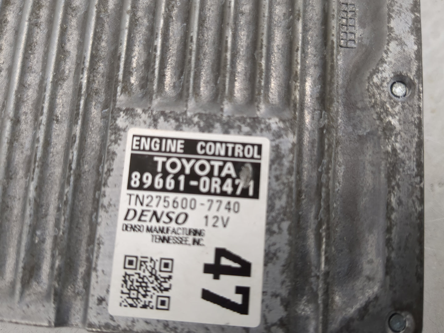 2015 Toyota Rav4 PCM Engine Control Computer ECU ECM PCU OEM P/N:89661-0R471 Fits OEM Used Auto Parts - Oemusedautoparts1.co