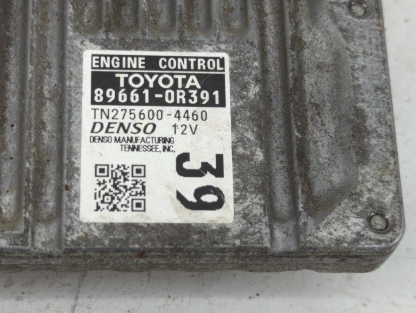 2015 Toyota Rav4 PCM Engine Control Computer ECU ECM PCU OEM P/N:89661-0R391 TN275600-4460 Fits OEM Used Auto Parts - Oemuse