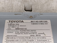 2014-2015 Toyota Rav4 Radio AM FM Cd Player Receiver Replacement P/N:86140-0R100 138000-5180L101 Fits Fits 2014 2015 OEM Use