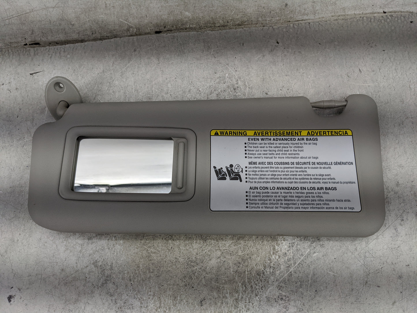 2013-2018 Toyota Rav4 Sun Visor Shade Replacement Driver Left Mirror Fits Fits 2013 2014 2015 2016 2017 2018 OEM Used Auto P