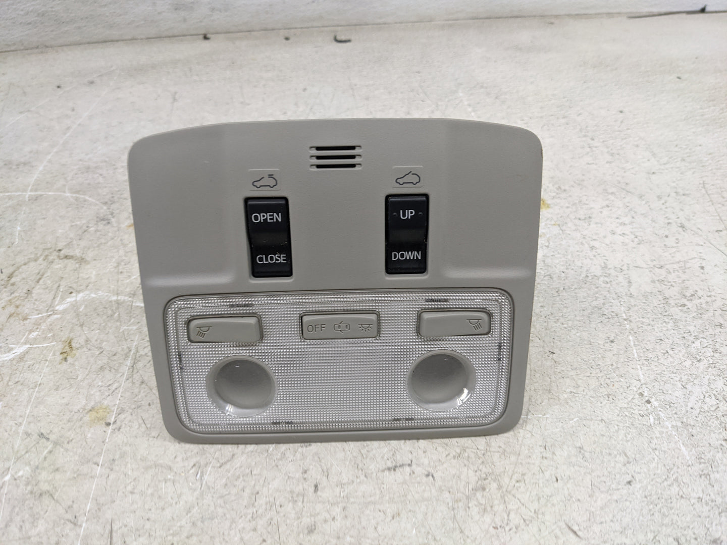 2015 Toyota Rav4 Overhead Roof Console Gray - Oemusedautoparts1.com