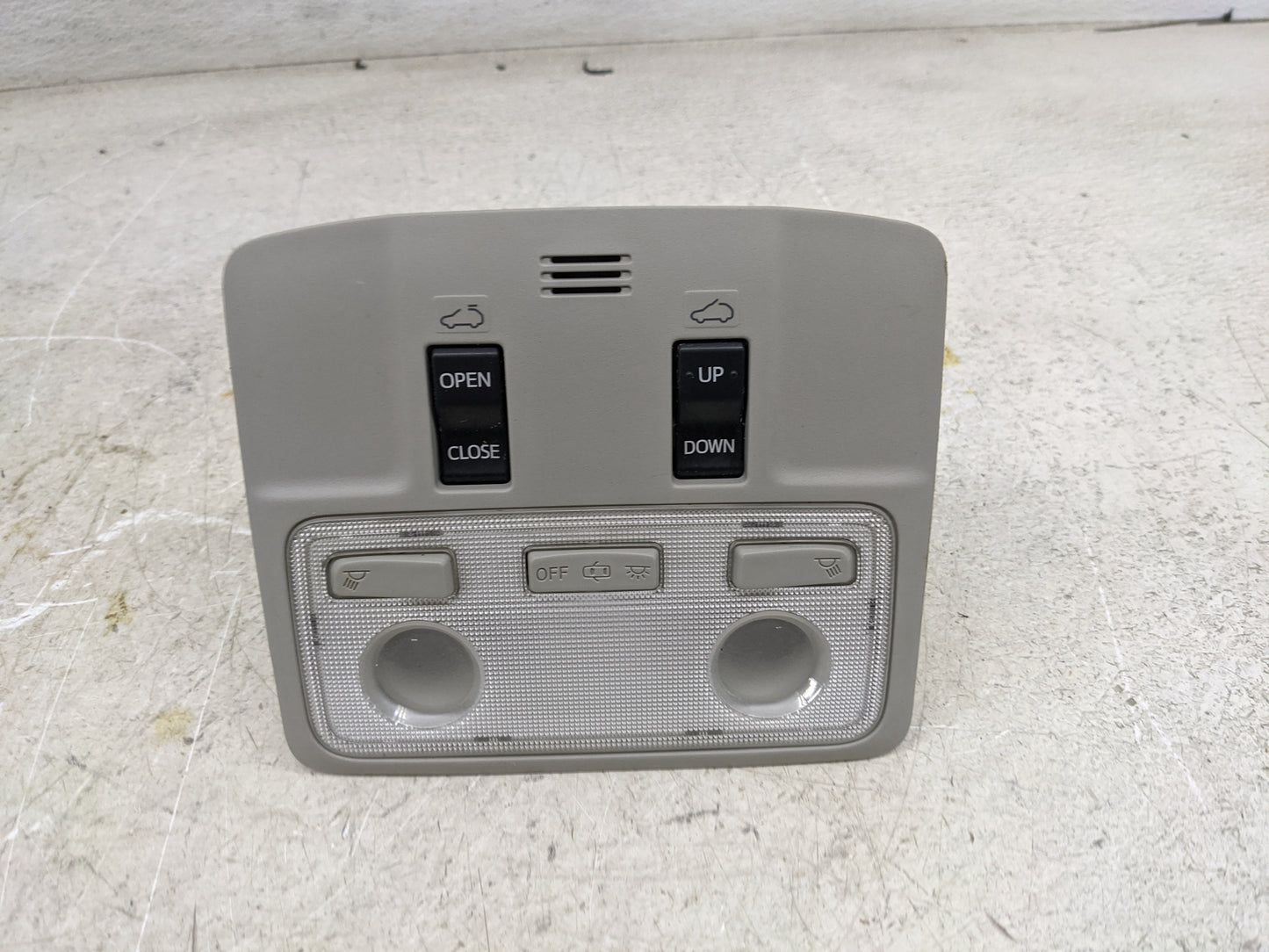 2015 Toyota Rav4 Overhead Roof Console Gray - Oemusedautoparts1.com