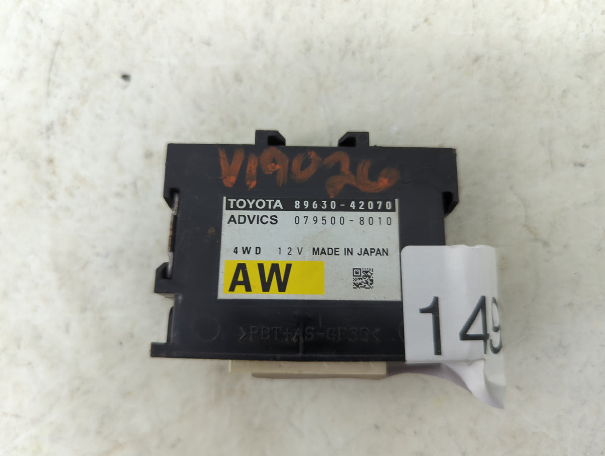 2015-2015 Toyota Rav4 Stability Control Module 89630-42070|079500-8010 - Oemusedautoparts1.com