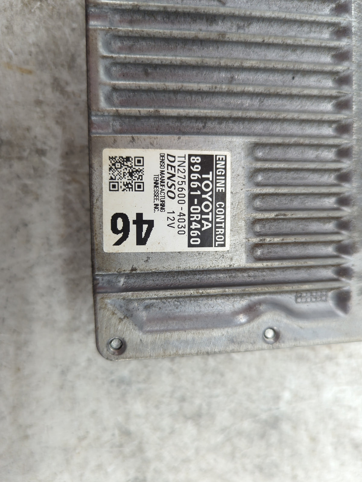 2015 Toyota Rav4 PCM Engine Control Computer ECU ECM PCU OEM P/N:89661-0R460 TN275600-4030 OEM Used Auto Parts - Oemusedauto