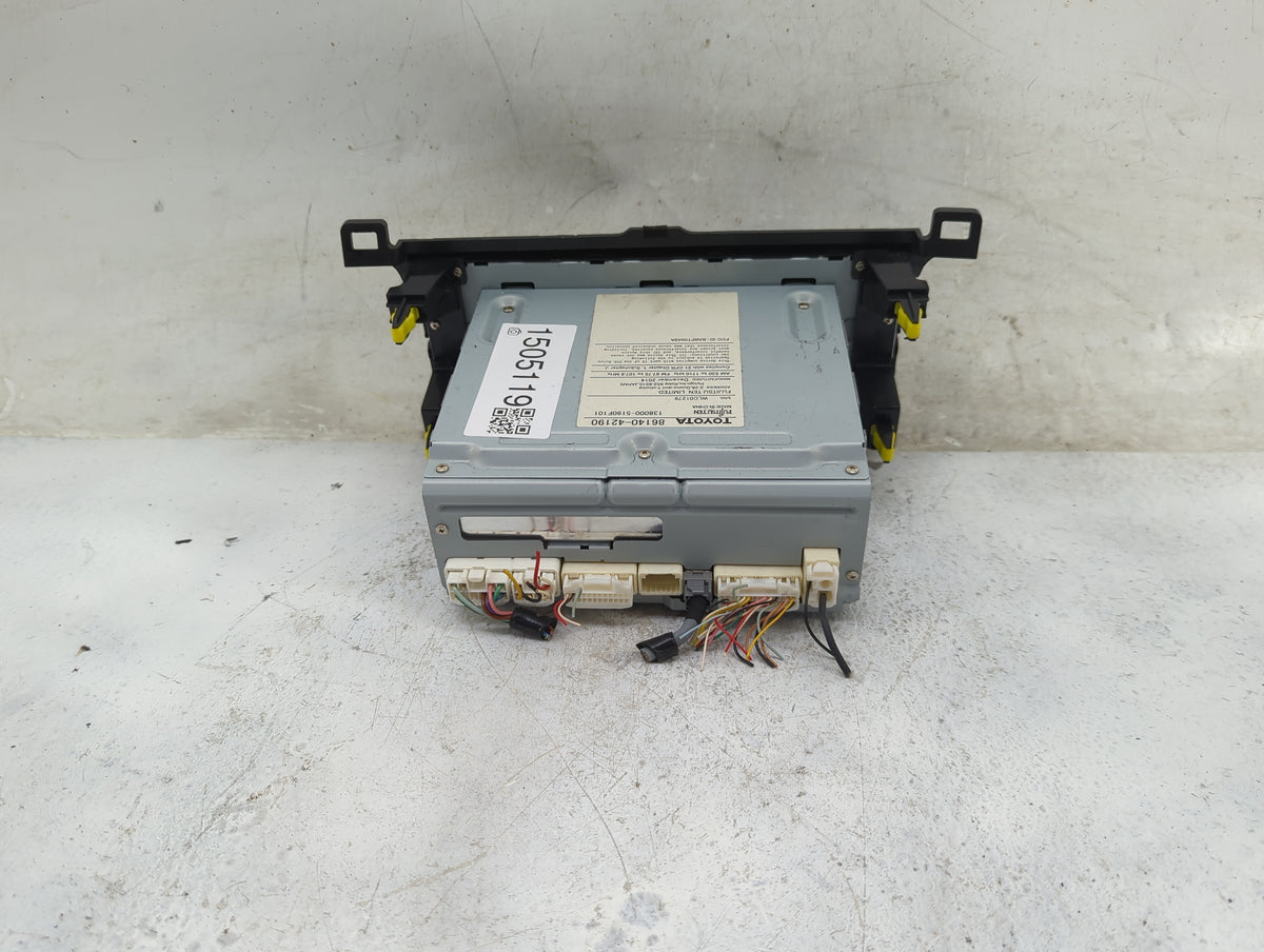 2013-2015 Toyota Rav4 Radio AM FM Cd Player Receiver Replacement P/N:86140-42190 138000-5190F101 Fits Fits 2013 2014 2015 OE