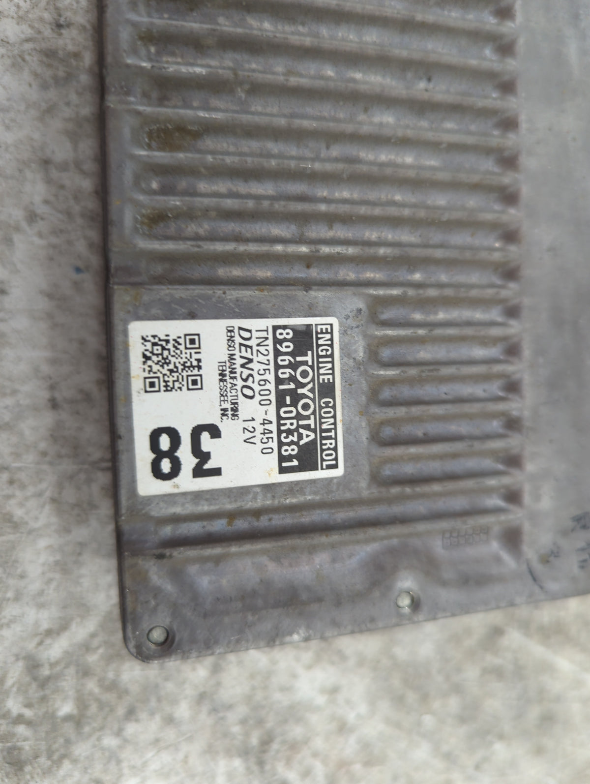2014 Toyota Rav4 PCM Engine Control Computer ECU ECM PCU OEM P/N:89661-0R381 TN275600-4450 OEM Used Auto Parts - Oemusedauto