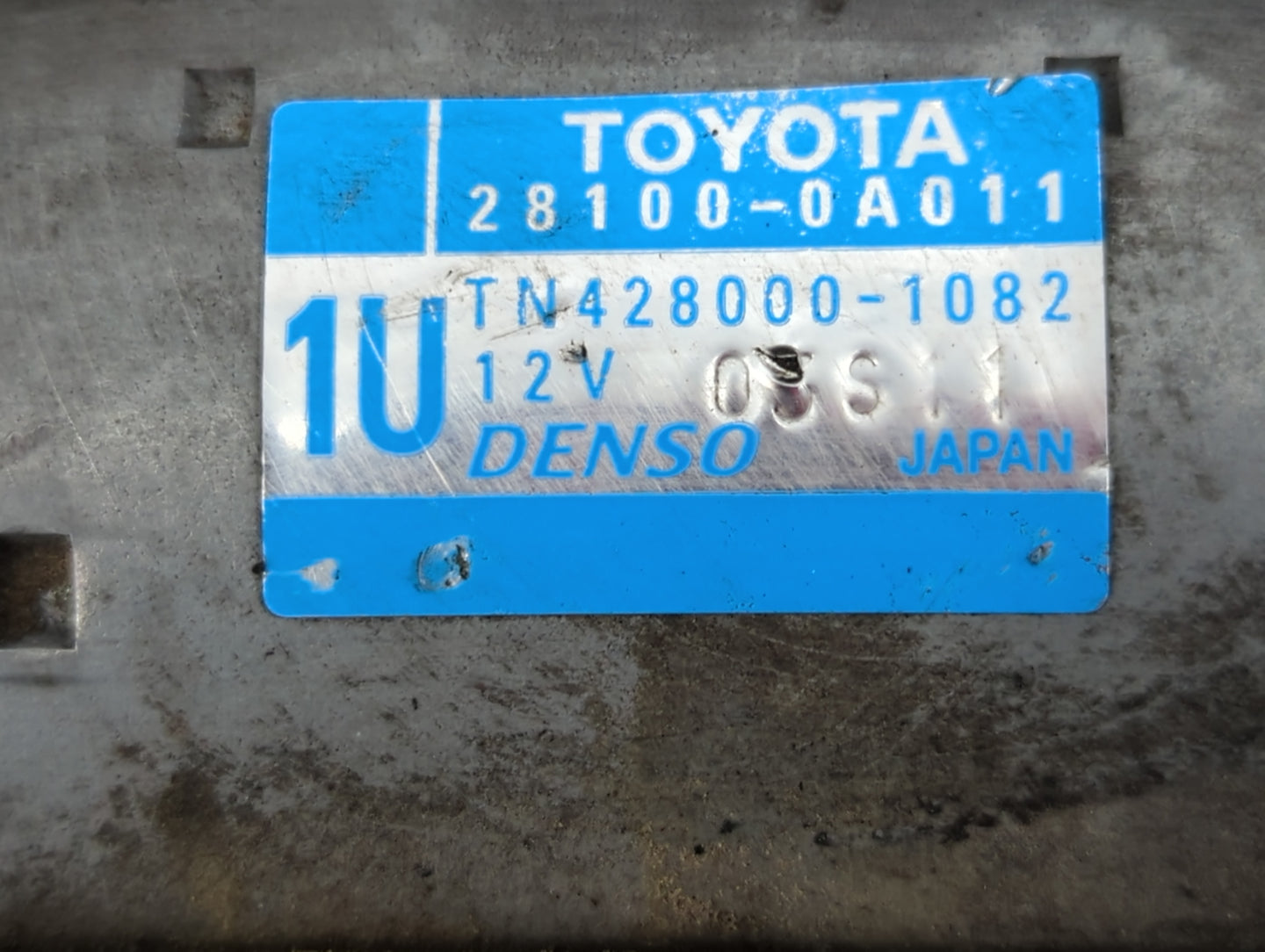 2006-2017 Toyota Rav4 Car Starter Motor Solenoid OEM P/N:TN428000-1082 28100-0A011 Fits OEM Used Auto Parts - Oemusedautopar