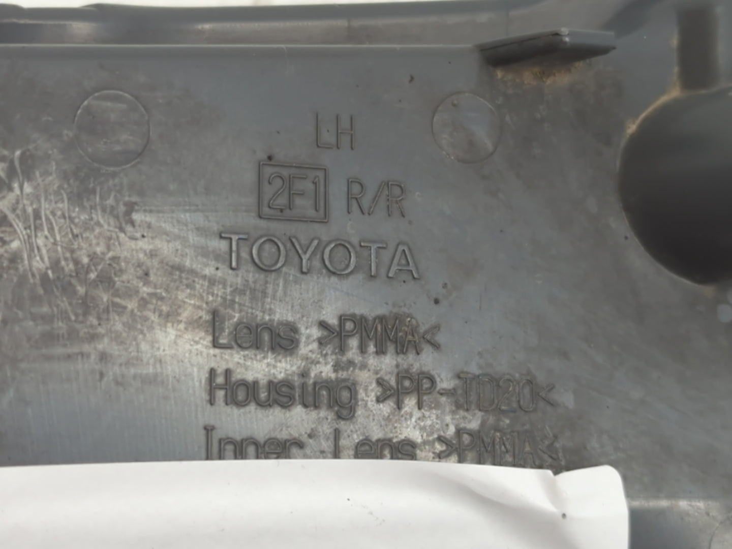 2013-2015 Toyota Rav4 Tail Light Assembly Driver Left OEM P/N:PP-TD20 Fits Fits 2013 2014 2015 OEM Used Auto Parts - Oemused
