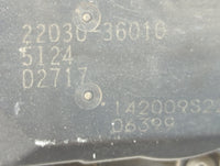 2009-2018 Toyota Rav4 Throttle Body P/N:22030-36010 Fits Fits 2009 2010 2011 2012 2013 2014 2015 2016 2017 2018 2019 OEM Use