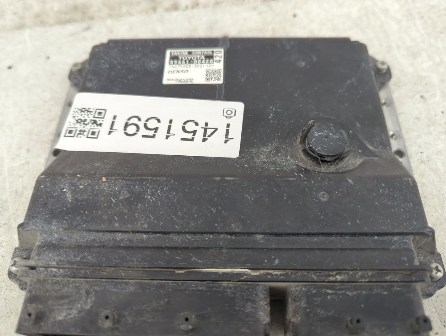 2015-2016 Toyota Sienna PCM Engine Control Computer ECU ECM PCU OEM P/N:89661-08420 Fits Fits 2015 2016 OEM Used Auto Parts 