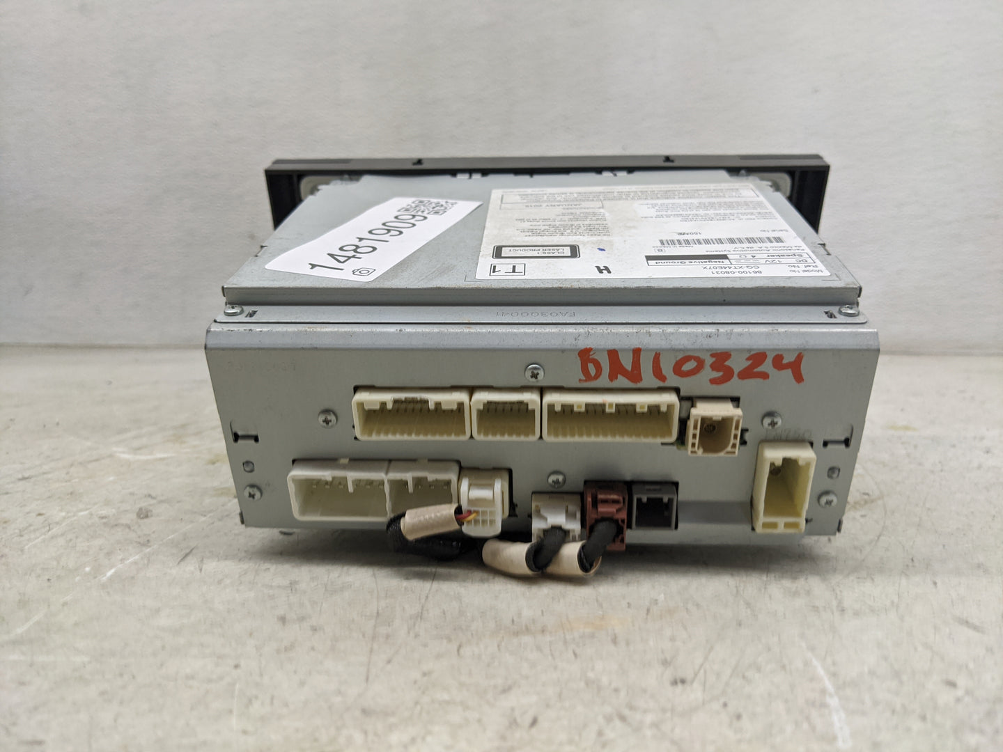 2015 Toyota Sienna Radio AM FM Cd Player Receiver Replacement P/N:86100-08031 CQ-XT44E07X Fits OEM Used Auto Parts - Oemused