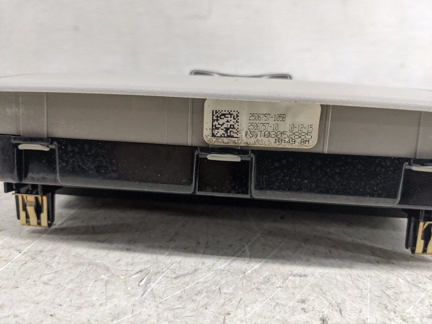 2015 Toyota Sienna Overhead Roof Console Gray - Oemusedautoparts1.com