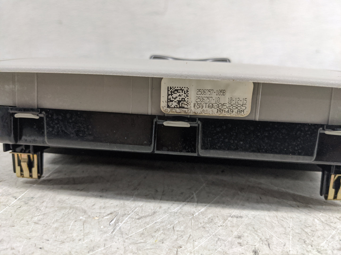 2015 Toyota Sienna Overhead Roof Console Gray - Oemusedautoparts1.com